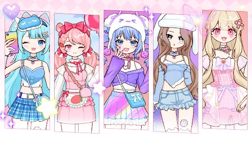 Gameplay screenshot 1 from Live Star: Doll Dress Up Games - Simulation game
