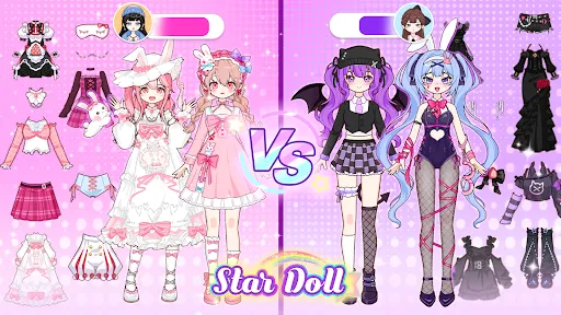 Gameplay screenshot 4 from Live Star: Doll Dress Up Games - Simulation game